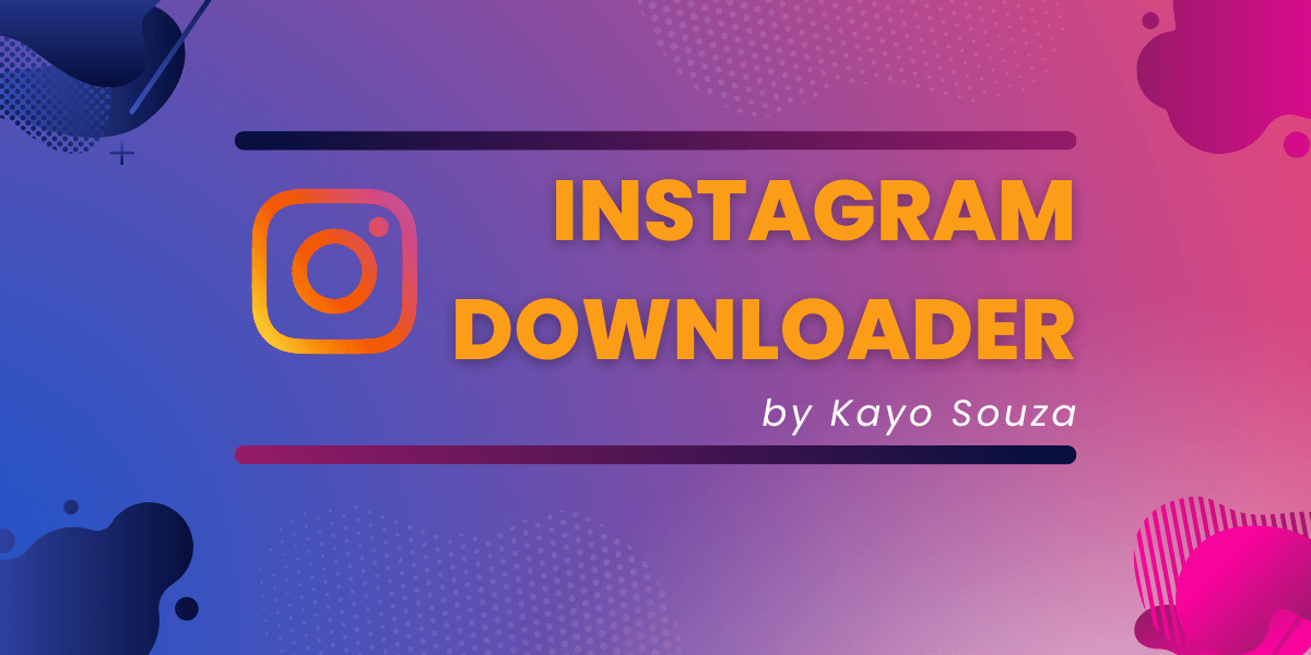 Representative image of the Instagram Downloader repository